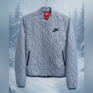 Nike Sportswear Climaloft Women’s Sz S Blue-grey lightweight quilted jacket